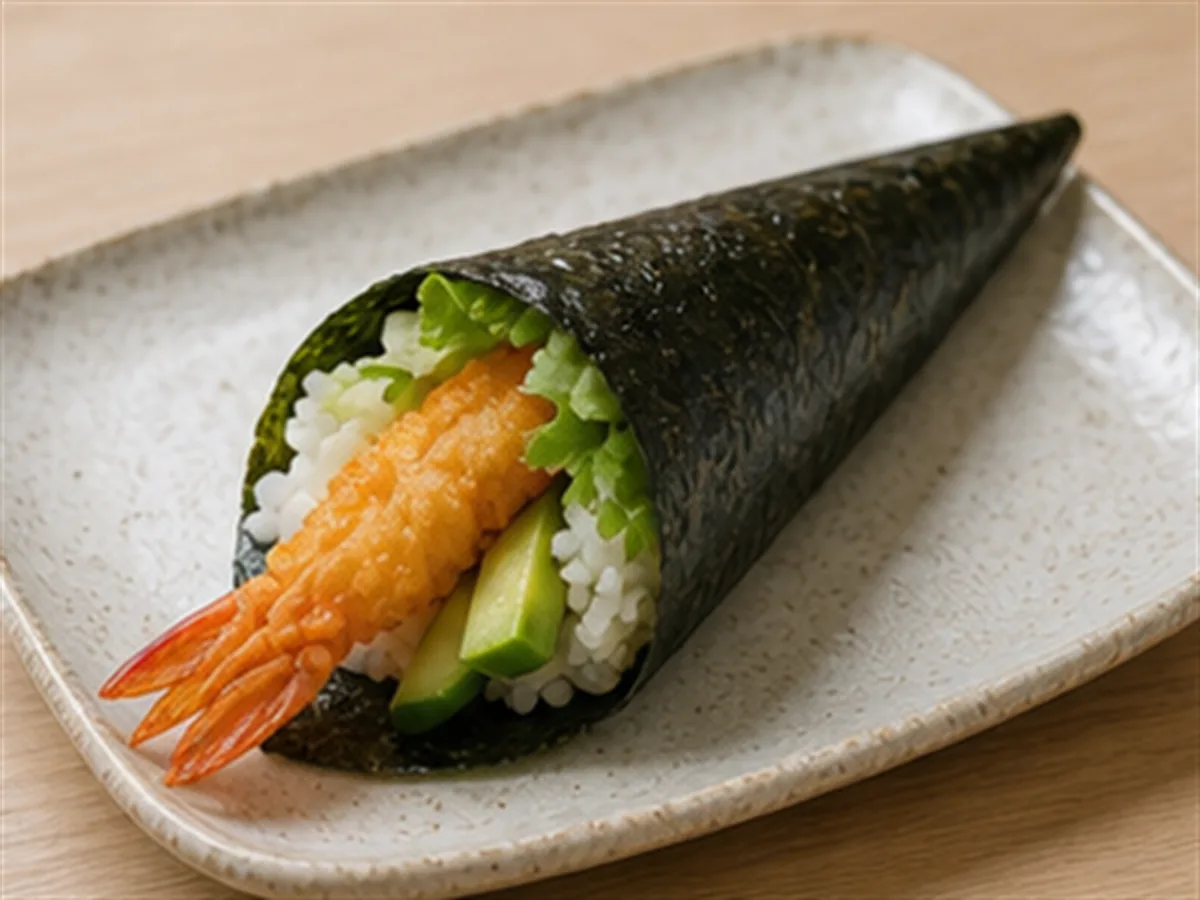 Ebi Tempura Temaki