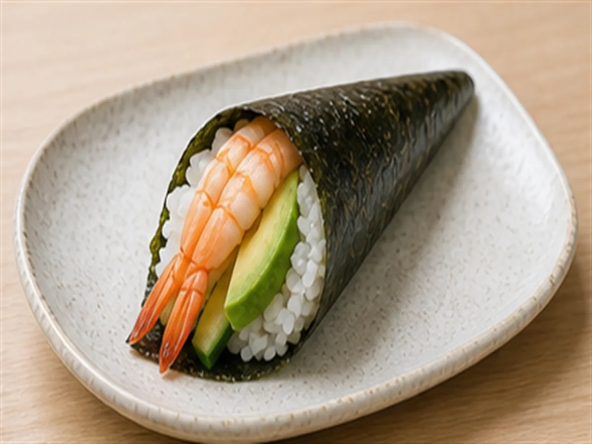 Prawn Avocado Temaki