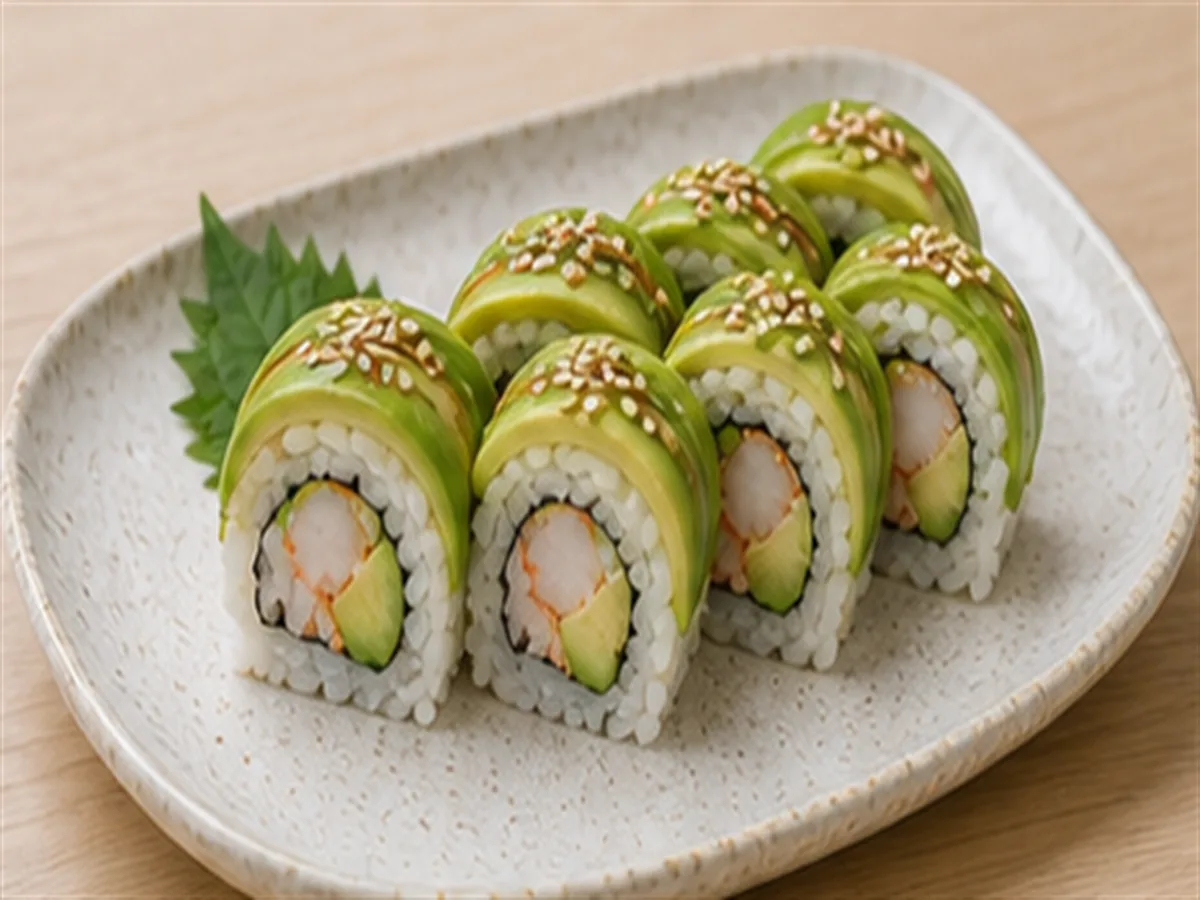 Prawn Avocado Uramaki