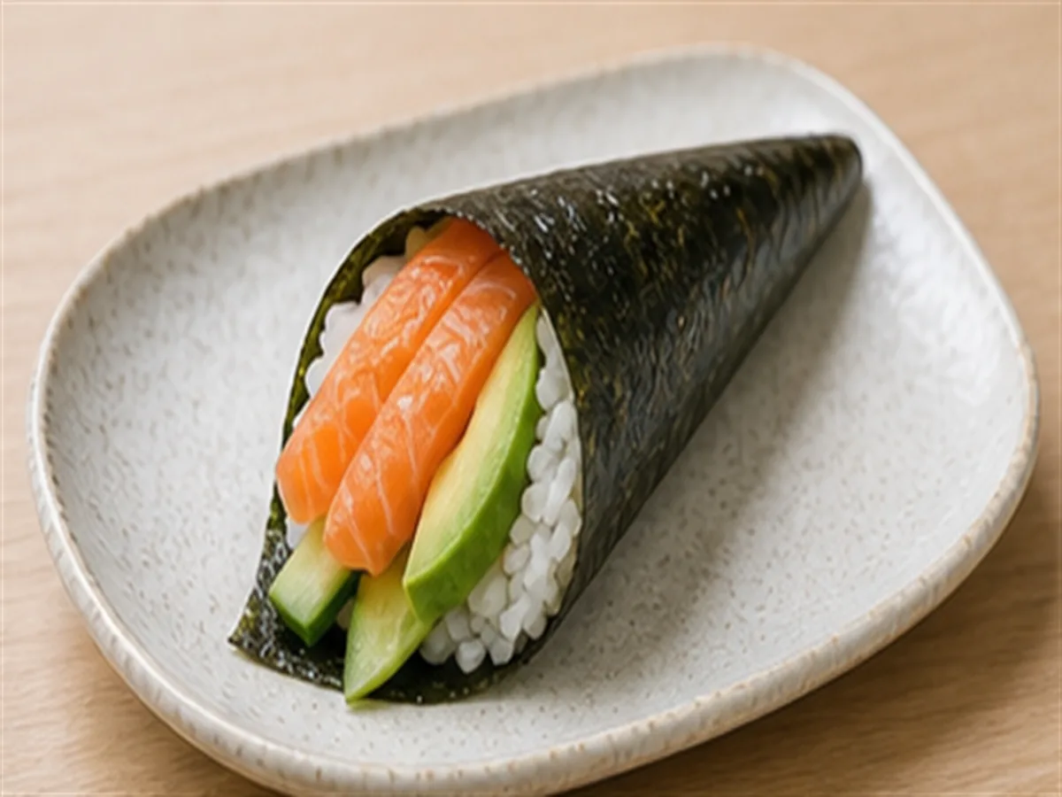 Salmon Avocado Temaki