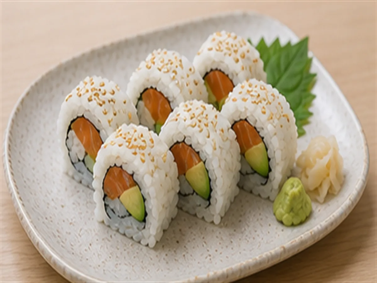Salmon Avocado Uramaki